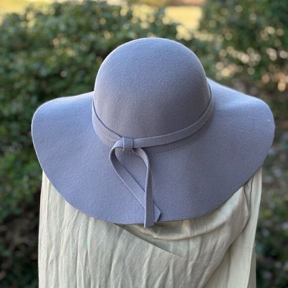 Target Gray Felt Wide Brimmed Hat - Picture 3 of 6